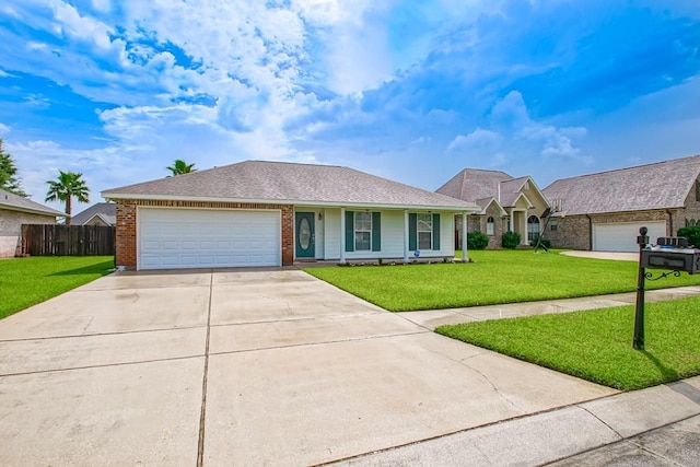 111 Judy Ct, Montz, LA 70068 - single story home featuring concrete driveway, an attached garage, brick siding, and roof with shingles