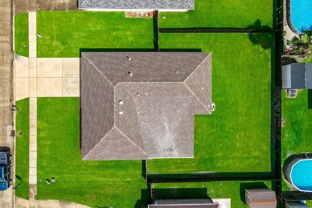 111 Judy Ct, Montz, LA 70068 - bird's eye view of a pool