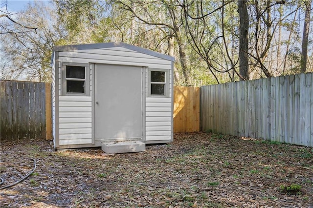 view of outbuilding