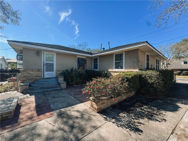 view of ranch-style home