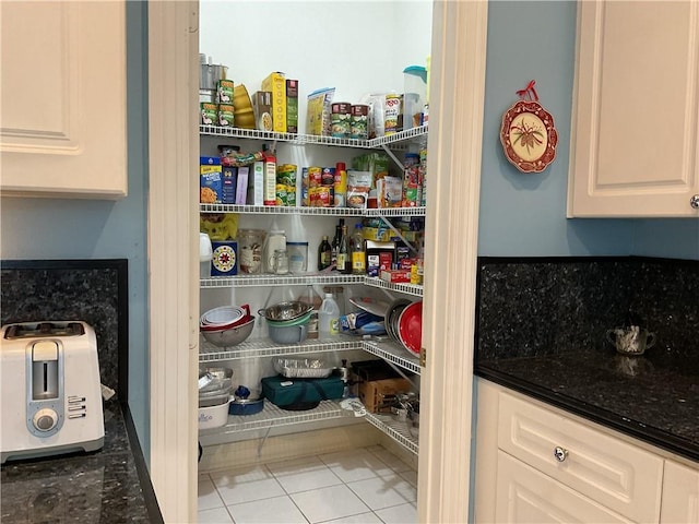 view of pantry