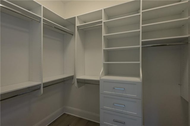 5044 Twin River Pl, Covington, LA 70433 - spacious closet featuring dark wood-style floors