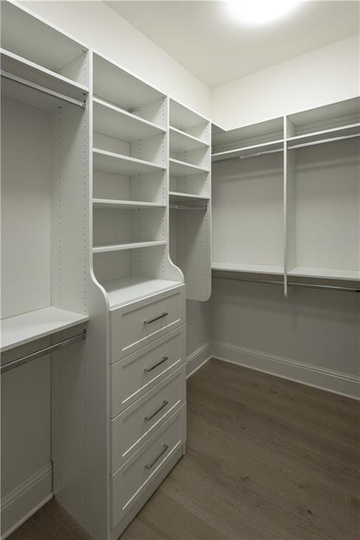 5044 Twin River Pl, Covington, LA 70433 - spacious closet featuring dark wood-type flooring