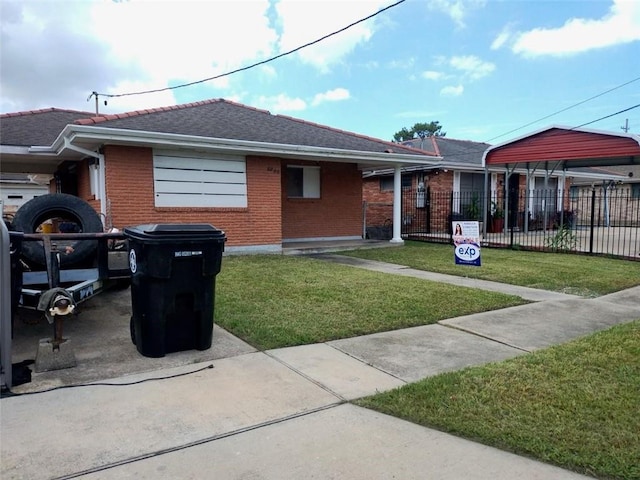 8000 W Laverne St, New Orleans, LA 70126 - view of front of property with brick siding