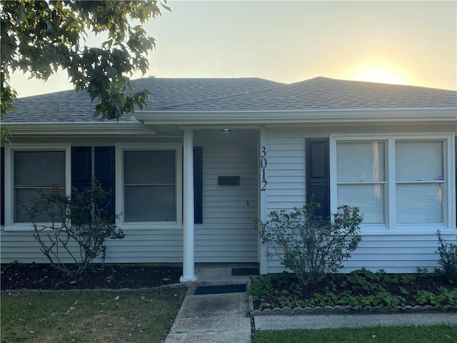 view of front of home