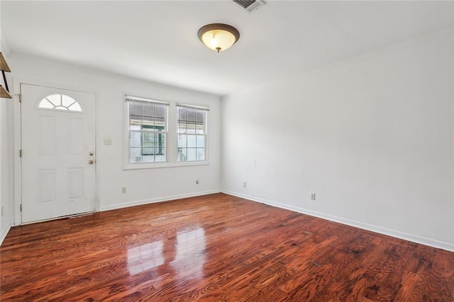 entrance foyer featuring hardwood / wood-style flooring