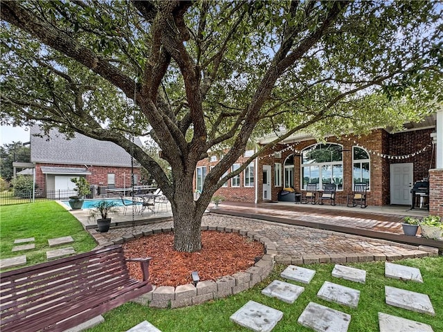 exterior space featuring a patio