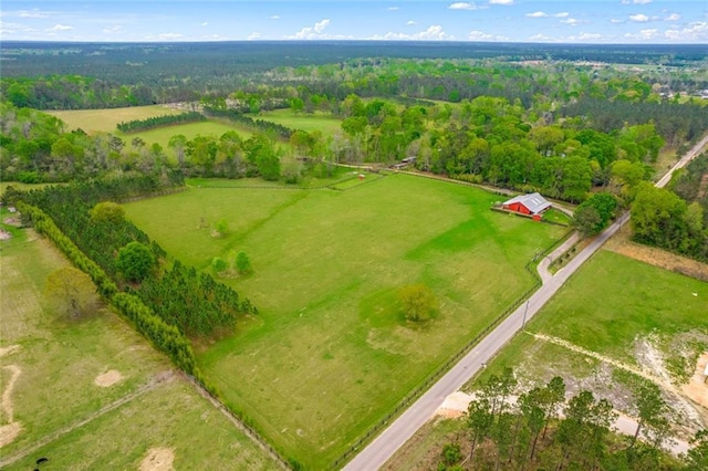 17120 Kat Kaw Rd, Franklinton, LA 70438 - drone / aerial view featuring a rural view and a forest view