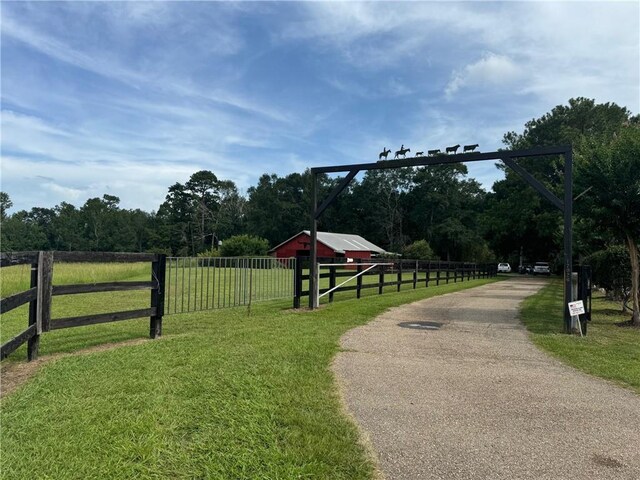 17120 Kat Kaw Rd, Franklinton, LA 70438 - view of community featuring fence and a lawn