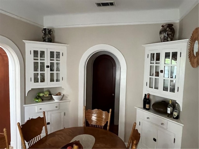 view of dining room