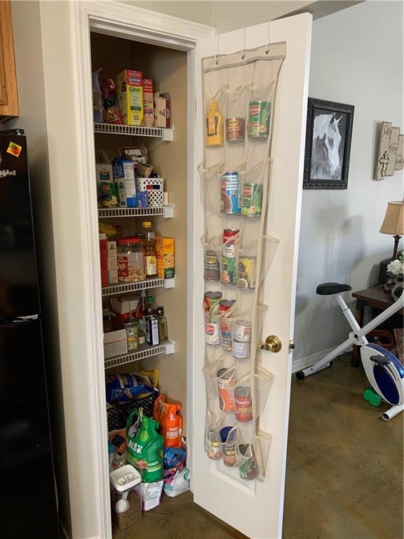 view of pantry