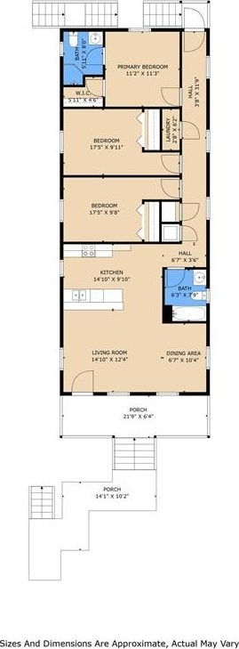 220406 Pauger St, New Orleans, LA 70116 - home floor plan