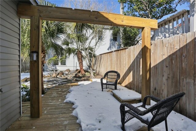 view of patio