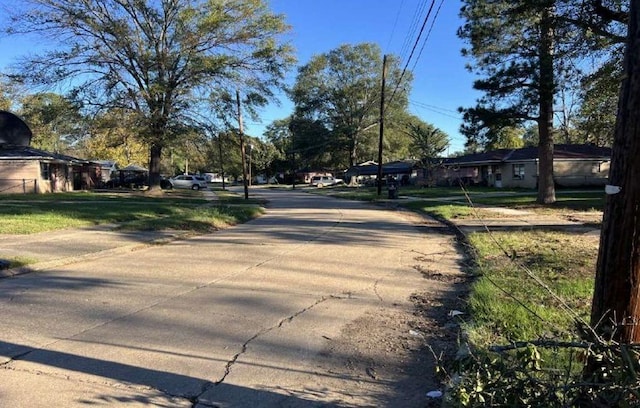 view of road