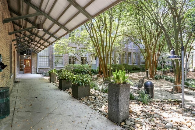 view of patio / terrace featuring central AC