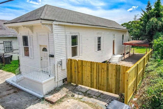 view of rear view of house