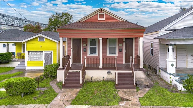 bungalow-style house with a porch