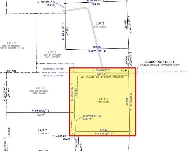 LOT4 Claiborne St, Killian LA, 70462 land for sale