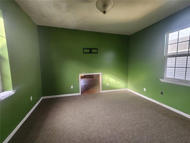 spare room with carpet