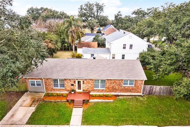 5122 Pratt Dr, New Orleans, LA 70122 - aerial view of property and surrounding area