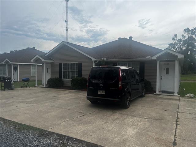 view of ranch-style house