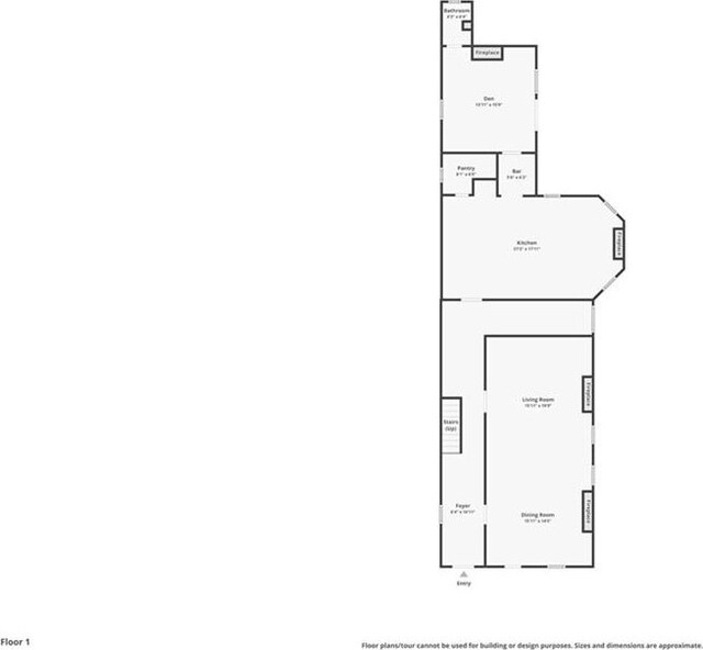1013 Race St, New Orleans, LA 70130 - floor plan
