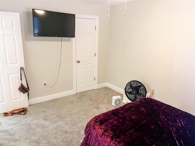 unfurnished bedroom with carpet