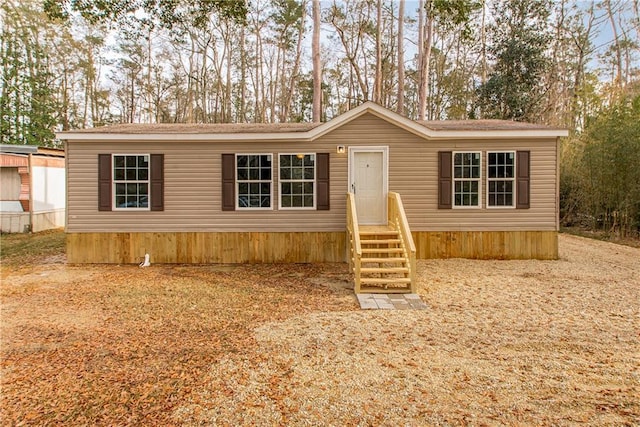 view of manufactured / mobile home