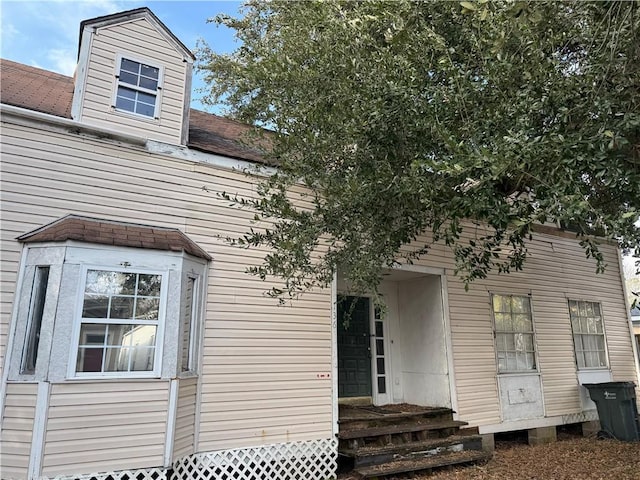 view of front of home