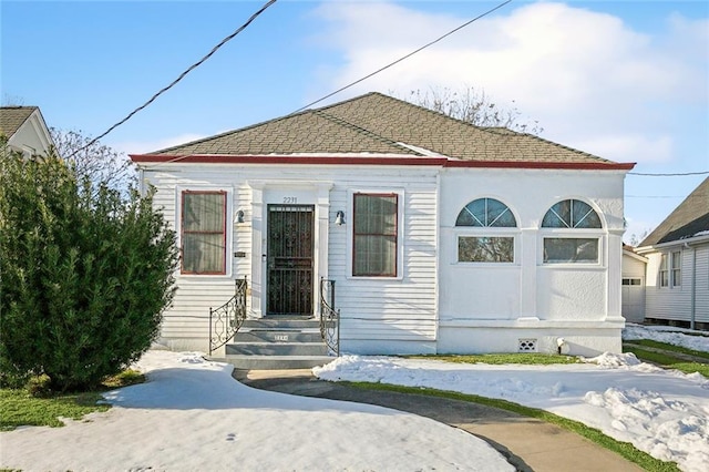 view of front of home