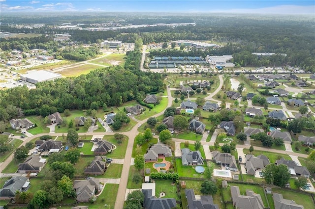 birds eye view of property featuring a residential view