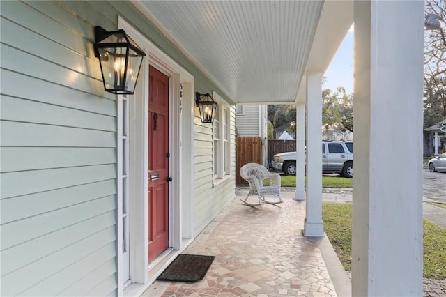 5817 Magnolia St, New Orleans, LA 70115 - property entrance featuring covered porch