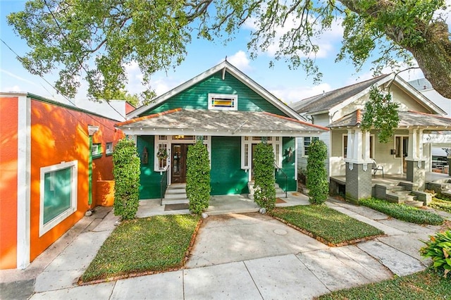 view of bungalow-style house