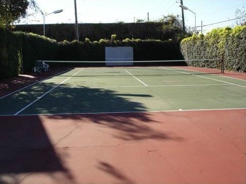 view of tennis court