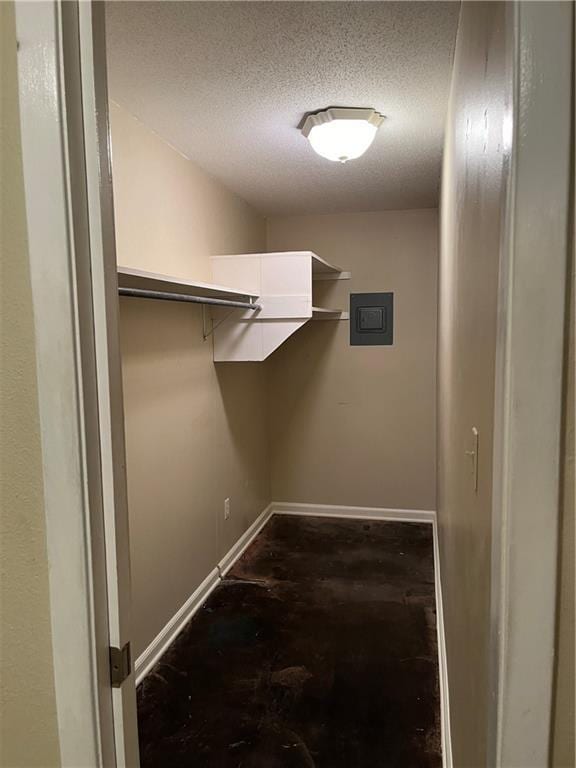 walk in closet with electric panel