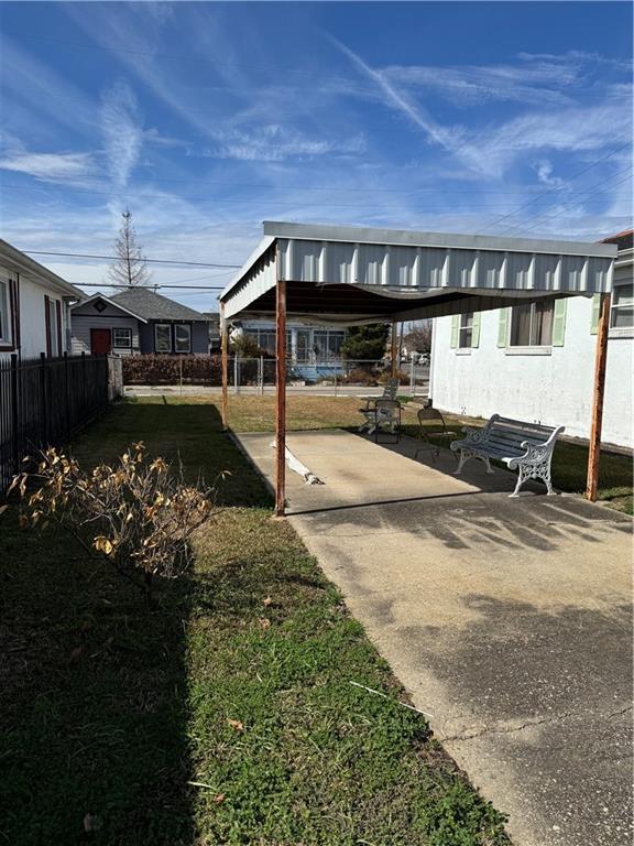 exterior space with a patio