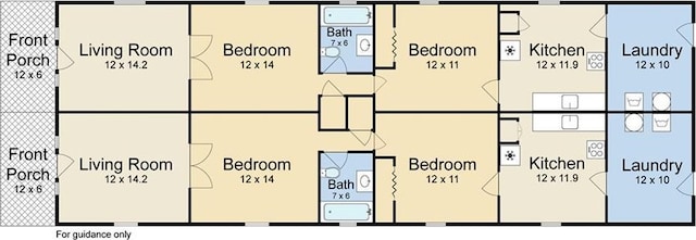 171315 8th St, New Orleans, LA 70115 - view of layout