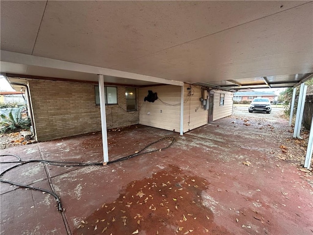 204 Magnolia Ave, La Place, LA 70068 - view of patio / terrace with a carport and electric panel