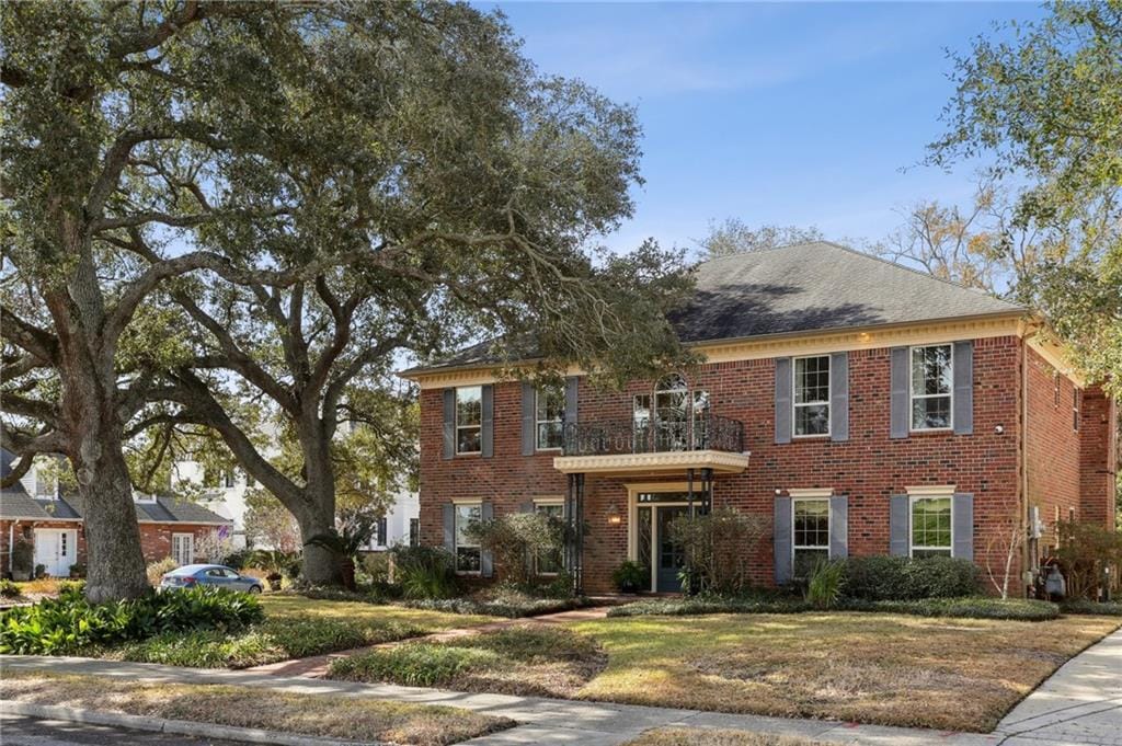 view of colonial-style house