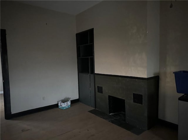 view of unfurnished living room