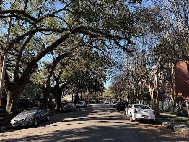 view of road