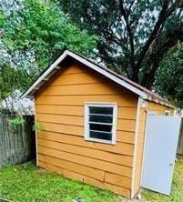 view of outbuilding