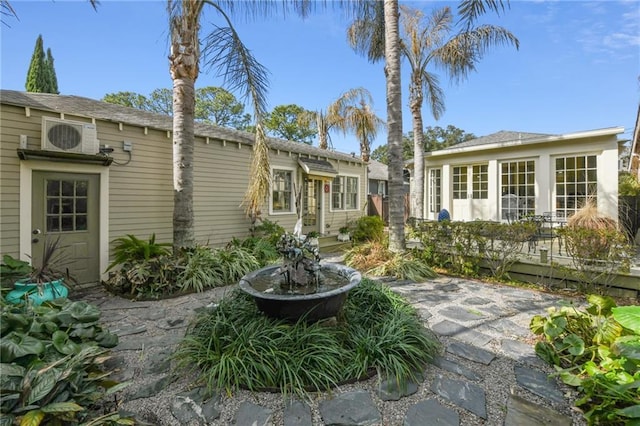 exterior space with a patio