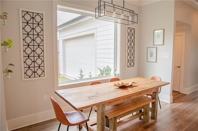 dining room featuring dark hardwood / wood-style floors