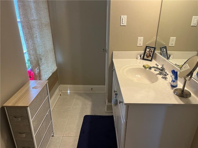 7 Bluebird St, New Orleans, LA 70124 - bathroom with tile patterned floors and vanity