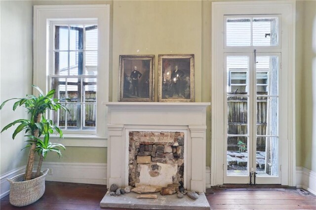 172224 Delachaise St, New Orleans, LA 70115 - living room with hardwood / wood-style flooring and plenty of natural light