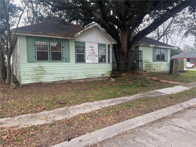 view of bungalow