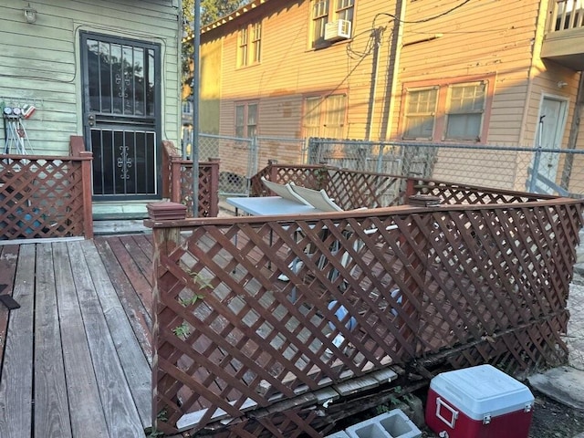 3526 Louisiana Ave Parkway, New Orleans, LA 70125 - wooden deck featuring cooling unit
