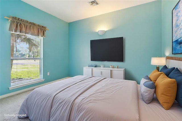 30302 Ashley Dr, Lacombe, LA 70445 - bedroom featuring carpet flooring, baseboards, and visible vents