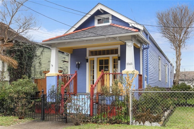 view of bungalow-style house